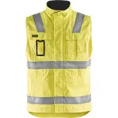 Blakläder 8505-1804 Werkvest. Ongevoerd High Vis High Vis Geel/Marineblauw maat M heren