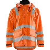 Blakläder 4302-2003 Regenjas High Vis LEVEL 2 High Vis Rood/Zwart maat S heren