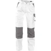 Dassy Dames schildersbroek Boston 40 / Wit
