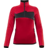 Mascot Accelerate 18053 Fleecetrui Korte Rits Reflecterend Dames | Maat: XL