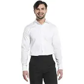 Chaud Devant Heren Wit Stretch Overhemd | Maat: L
