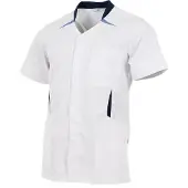Alsico Zorgjas Arjuno Wit/blauw | Maat: L