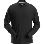 Snickers 2608 Poloshirt met Lange Mouwen Staalgrijs maat XS heren