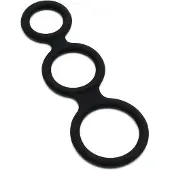 Rimba - Triple Cockring - Zwart