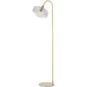 Light & Living Vloerlamp Solna - Antiek Brons met Smoke Glas - 45 x 29,5 x 160 cm