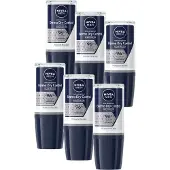 Nivea MEN Derma Control Maximum Deo Roller - 96 uur krachtige bescherming - Geur van hout en amber - Met DermaDry en melkzuur - 6 x 50 ml - Voordeelverpakking