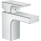 Hansgrohe Wastafelmengkraan vernis shape eengreeps 70 zinc met trekwaste chroom