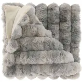 Unique living plaid kylian 130x160cm chateau grey