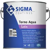 Sigma Torno Aqua Satin | Zijdeglans Lakverf Binnen & Buiten 2,5 LTR - Kleur|1|2