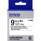 Epson Standard Tape - LK-3WBN Std Blk/Wht 9/9 (C53S653003) - 2 stuks