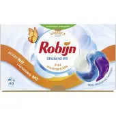 Robijn 3-in-1 Wascapsules Stralend Wit (40 wasbeurten)