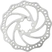 M-Wave Remschijf 160 mm 6 gaats RVS zilver