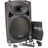 Ibiza Sound PORT15VHF-N zwart