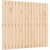 vidaXL Wandhoofdbord 95,5x3x90 cm massief grenenhout