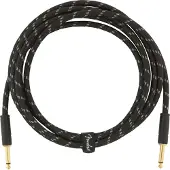 Fender DELUXE INSTRUMENT CABLE STRAIGHT/STRAIGHT 10' BLACK TWEED