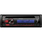 Pioneer DEH-S120UBB, zwart, 1 DIN, 200 W, 4 kanalen, 50 W per kanaal, CD, CD-R, CD-RW