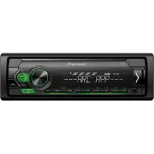Pioneer MVH-S120UBG - Autoradio enkeldin Zwart/Groen