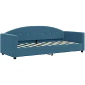 vidaXL Slaapbank 80x200 cm fluweel blauw