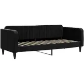 vidaXL Slaapbank 80x200 cm fluweel zwart