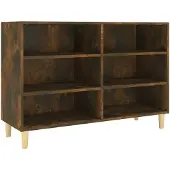 vidaXL Dressoir 103,5x35x70 cm bewerkt hout gerookt eikenkleurig