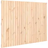 vidaXL Wandhoofdbord 146,5x3x110 cm massief grenenhout