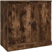 vidaXL Dressoir 70x35,5x67,5 cm bewerkt hout gerookt eikenkleurig