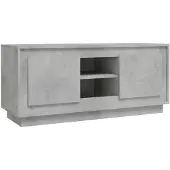 vidaXL Tv-meubel 102x35x45 cm bewerkt hout betongrijs
