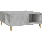 vidaXL Salontafel, betonkleur, 80x80x36,5 cm, houtvezel