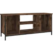 vidaXL Tv-meubel 102x35x45 cm bewerkt hout gerookt eikenkleurig