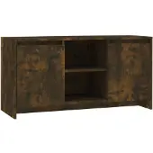 vidaXL Tv-meubel 102x37,5x52,5 cm bewerkt hout gerookt eikenkleurig