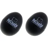 Nino Percussion Egg Shaker Set NINO540BK-2, zwart, 2 pcs - Shaker