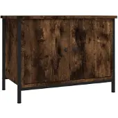 vidaXL Tv-meubel met deuren 60x35x45 cm bewerkt hout gerookt eiken