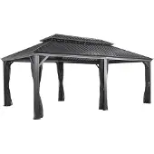 Sojag Paviljoen pergola messina 363x598x307 cm antraciet
