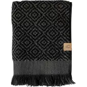 Mette Ditmer Morocco Badhanddoek 70x140 Cm Zwart / Grijs - Handdoeken & badhanddoeken Katoen Black - MORTWL98