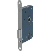 Assa Abloy 2455 Kastslot | DM60mm | PC | voorplaat staal gelakt 20x235mm afgerond | DR 1+2+3+4 - 7962025