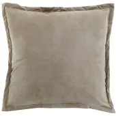 Unique living kussen basics 45x45cm steen