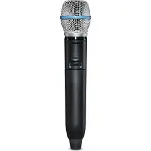 Shure GLXD2+/B87A handheld zender met Beta87A condensator capsule