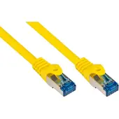 GOOD CONNECTIONS 8060-H010Y, 1 meter, Cat6a, S/FTP (S-STP), RJ-45, RJ-45, geel