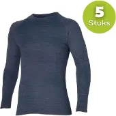 Heatkeeper Thermoshirt - Heren - Antraciet - L- Set van 5