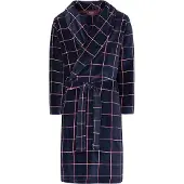 Pastunette Blauwe heren badjas Eric gerecycled polyester