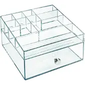 SmartaSaker Organiser Drawers voor Make-up Transparant (16,5 x 17,7 x 10 cm)