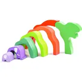 Hape Safari Olifant Stapelblokken