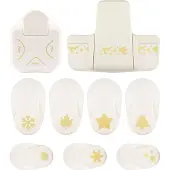 Vaessen creative Pons Set - Figuurpons - Kerst - 9 st. - 2 mm tot 4 cm