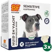 Biofood 3x55 st hondensnoepje sensitive hypoallergeen skin en coat hondensnack