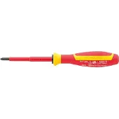 Stahlwille 4670 VDE 1 VDE POZIDRIV-SCHRAUBENDREHER MIT DRALL-GRIFF 46703001 VDE Kruiskop schroevendraaier 1 Koplengte: 80 mm DIN EN 60900