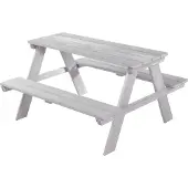 Roba Kinderpicknicktafel for 4 Outdoor Deluxe grijs