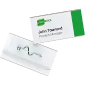 Durable Standaard Naambadges met Speld 8006-19 60 x 30 mm 100 Stuks