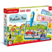 Clementoni Education - Interactieve Pen 1000 Quiz - Met Bordspel - Educatief Speelgoed 3-6 Jaar