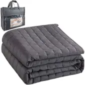 Ruhhy Verzwaringsdeken 8 KG - Weighted Blanket - Grijs- 150x200 CM