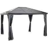 Sojag Aluminium paviljoen verona 1014 met klamboe 298x423x261 cm